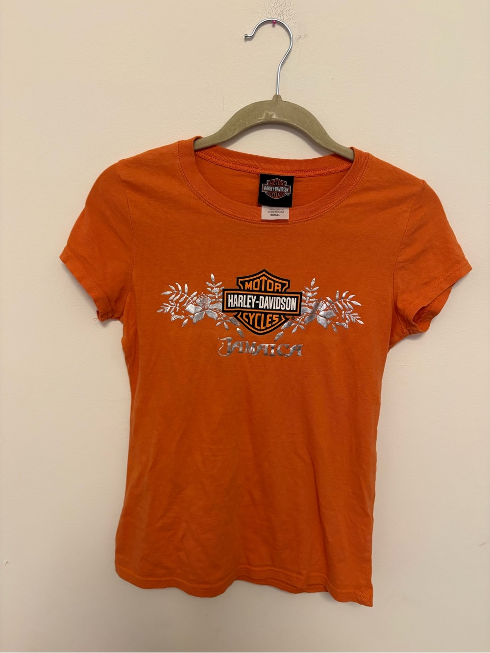 HARLEY DAVIDSON Jamaica Double Sided Women's T-Shirt small Graphic Print